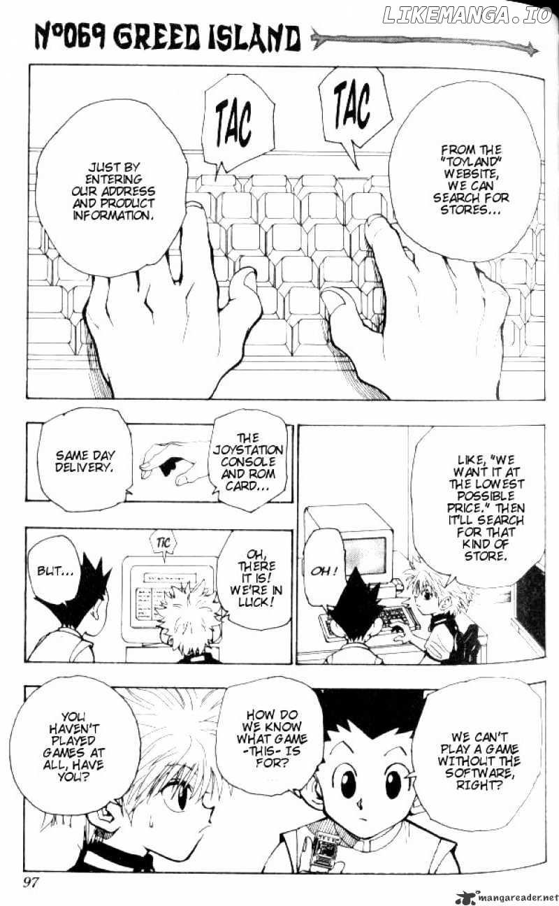 Hunter x Hunter, Chapter 69 image 01
